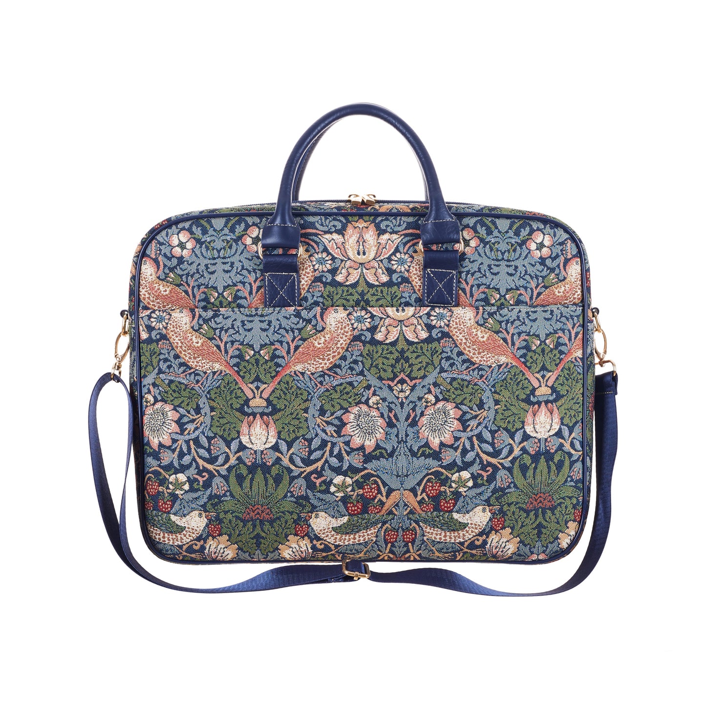 William Morris Strawberry Thief Blue - Computer Bag