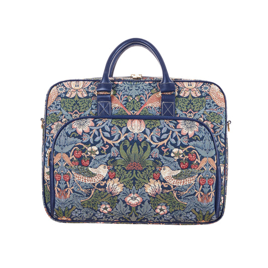 William Morris Strawberry Thief Blue - Computer Bag