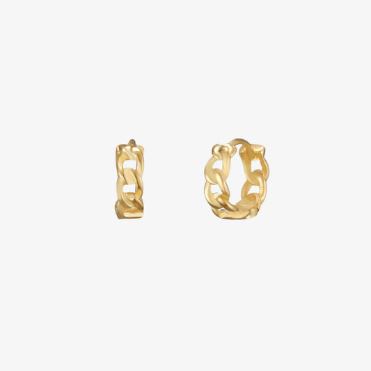 8mm Rope Huggie Earrings