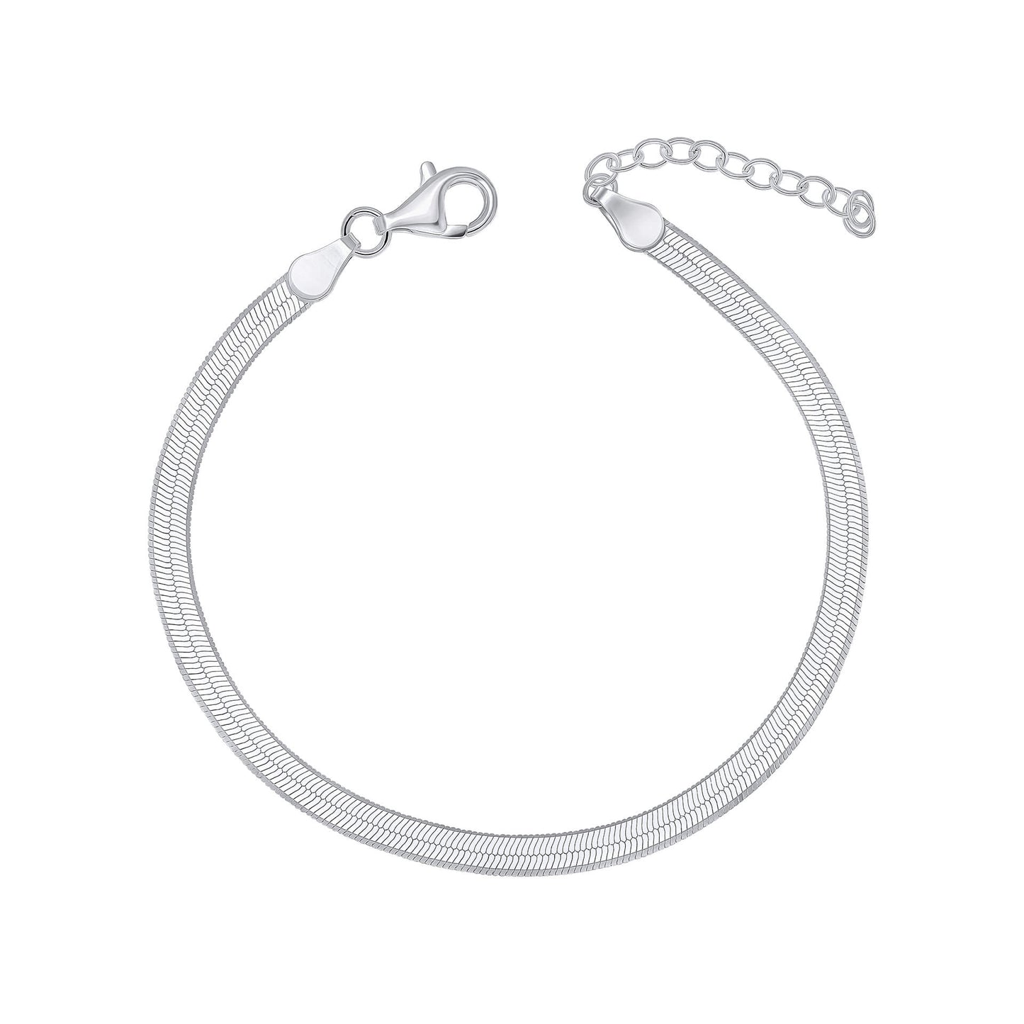 Beginnings Flat Herringbone Chain Bracelet