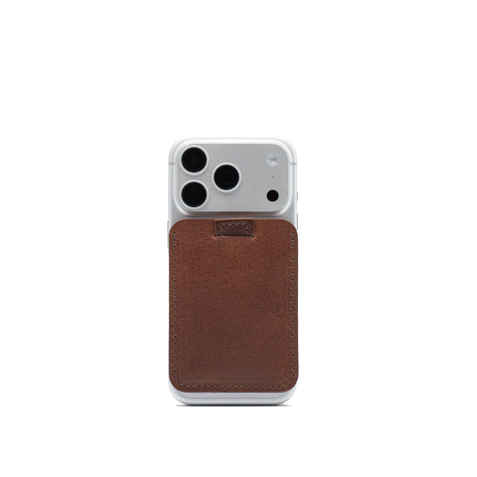 Leather Wallet compatible with MagSafe - 6 cards